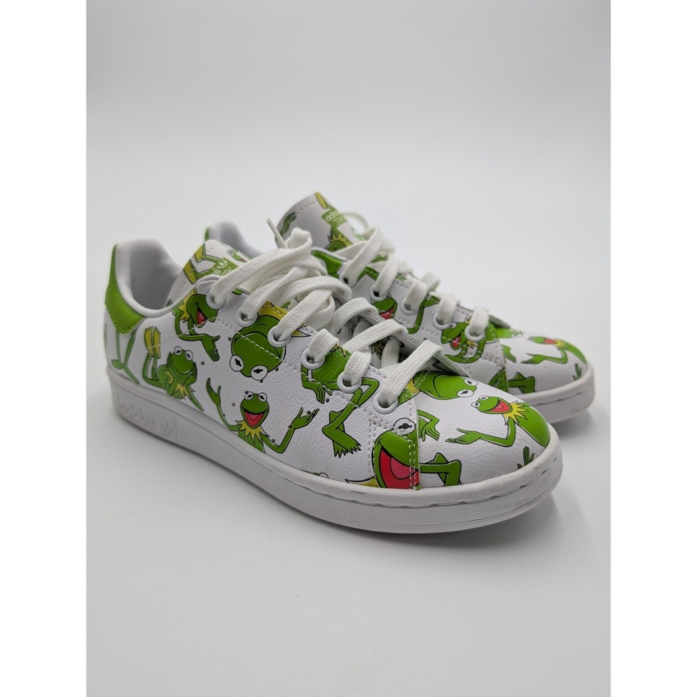 Size 4.5 - The Muppets x adidas Stan Smith Kermit The Frog Allover Print